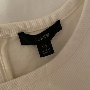 NWT J.Crew twill sheath dress size 16